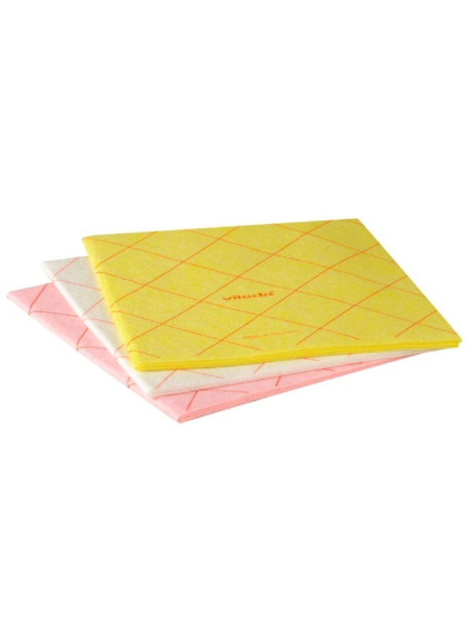 فيليدا 3-Piece Breathable All Purpose Cleaning Cloths Multicolor 38 x 40inch VC11 - Image 2