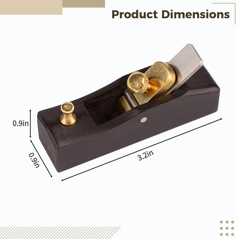 Chamfer Plane Woodworking Tool Portable Edge Trimmer with High Speed Steel Blade - Image 5