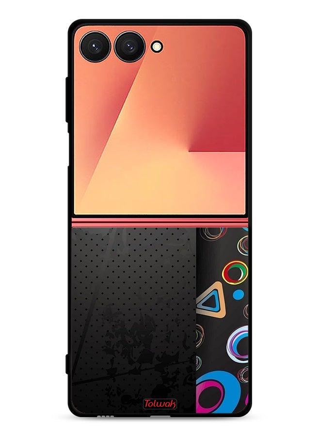 Tolwak Samsung Galaxy Z Flip7 Protective Case Cover Pattern - Image 1