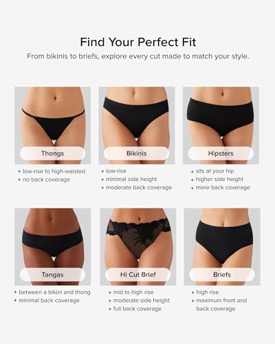 Wacoal Women's B-Smooth Seamless Full Coverage Hi-Cut Brief Panty, 834175 - Image 4