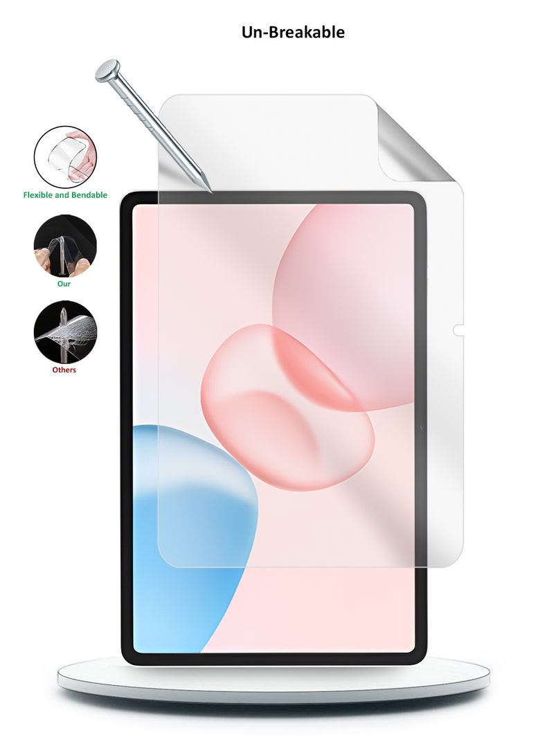 Wtech Honor Pad 10 5G 2025 (12.1 inches) Wtech Premium Pure Hydrogel Matte Film Thin and Flexible Screen Protector (TSHFMN) - Clear - Image 3