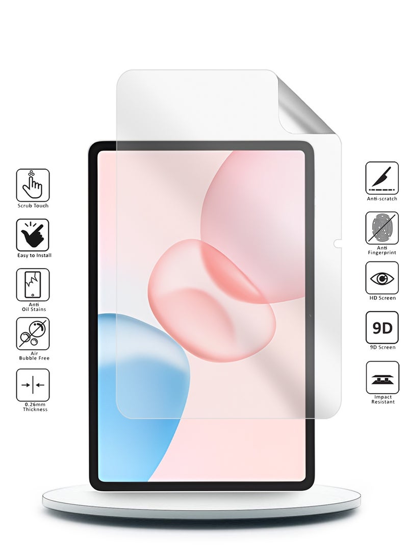 Wtech Honor Pad 10 5G 2025 (12.1 inches) Wtech Premium Pure Hydrogel Matte Film Thin and Flexible Screen Protector (TSHFMN) - Clear - Image 2