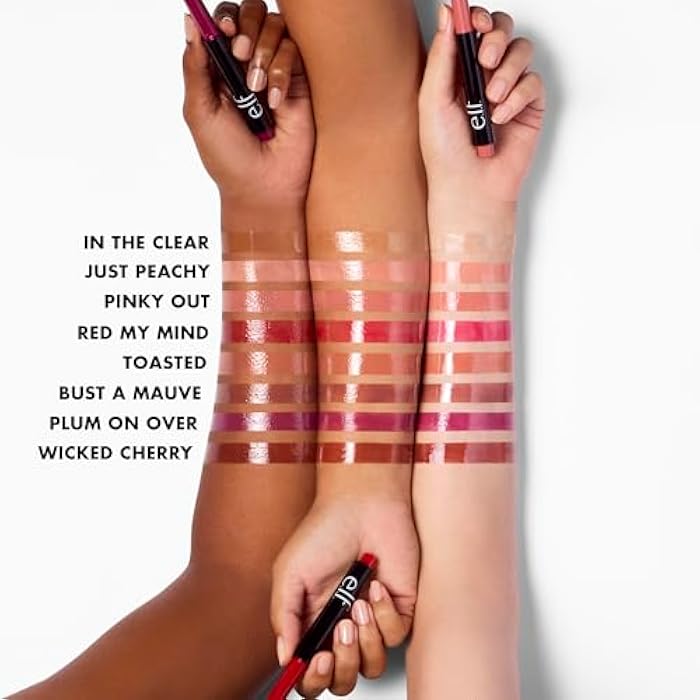 elf e.l.f. Pout Clout Lip Plumping Pen, Nourishing Lip Balm For Sheer Color & Shine, Plumps & Moisturizes, Vegan & Cruelty-Free, In The Clear - Image 4