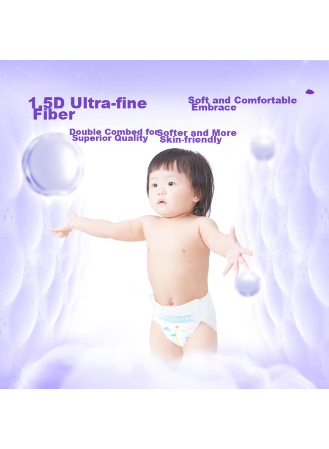 Suitsky Shubichi Vitamin E Sensitive Skin Diapers, S50 Pieces , Newborn Diapers, Small Size, Baby Diapers - Image 3
