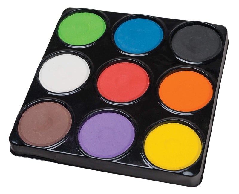 Chenille Kraft Creativity Street Chenille Kraft Tempera Cakes 9 Assorted Colors, 1 Count (Pack of 1) - Image 1