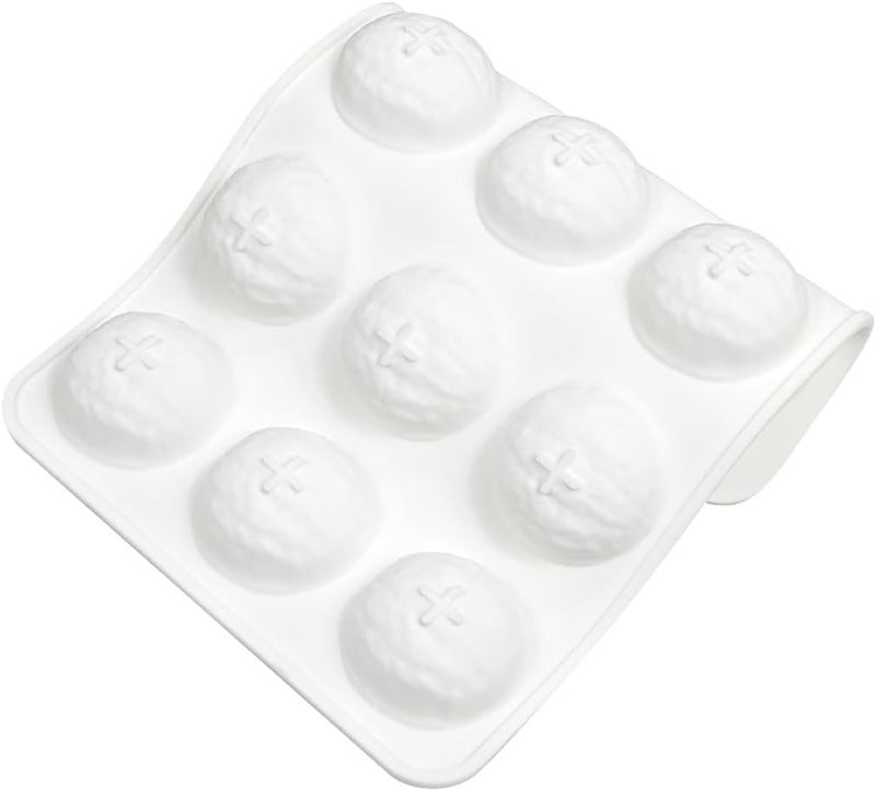 mostsom Silicone Mold Mousse Mold Round Shape Mousse Mould Silicone Cake Mold Baking Tool Dessert Bakeware (B_ Walnut) - Image 4
