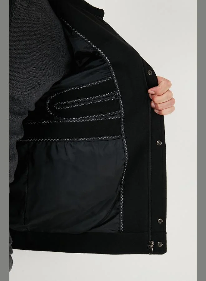 Buratti  Buratti Slim Fit Jacket Collar Lined Cashmere Coat Men's COAT 58400347 for Men | Best Price UAE