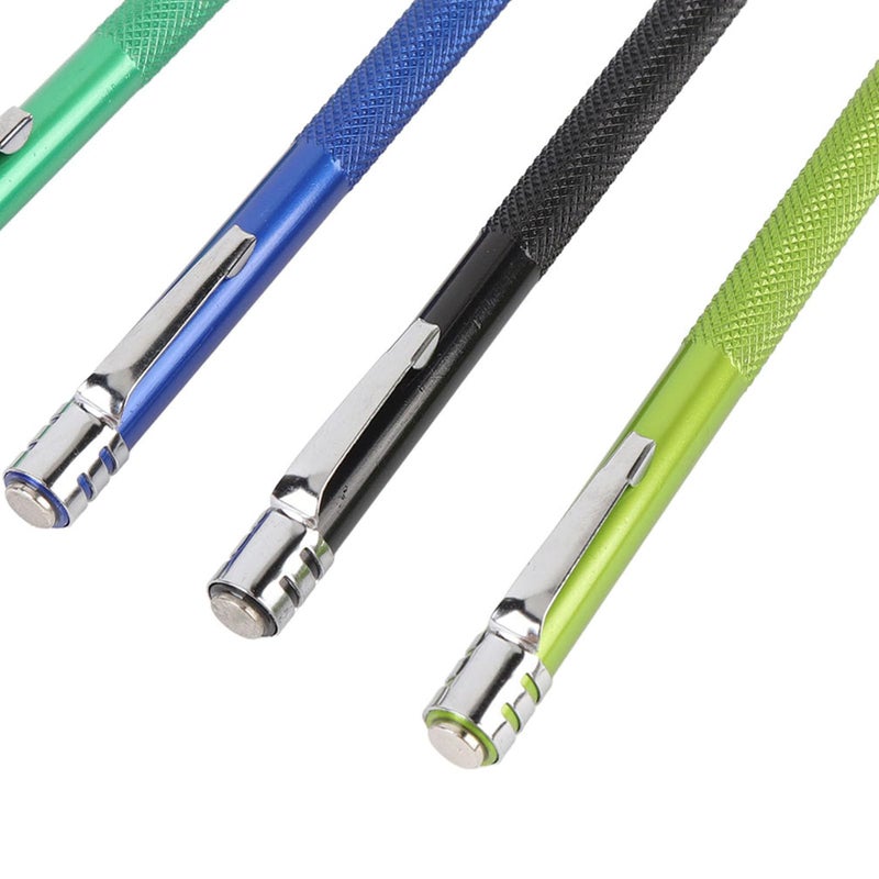 Tungsten Carbide Scribing Pen Set with Ruler and Magnetic Storage for Tile Glass Metal - Image 3