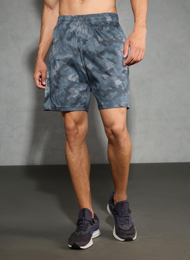 Technosport Solid 2-Way Stretch Camouflage Shorts - Image 2