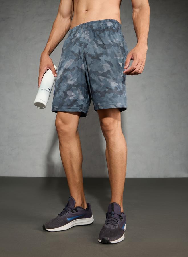 Technosport Solid 2-Way Stretch Camouflage Shorts - Image 3