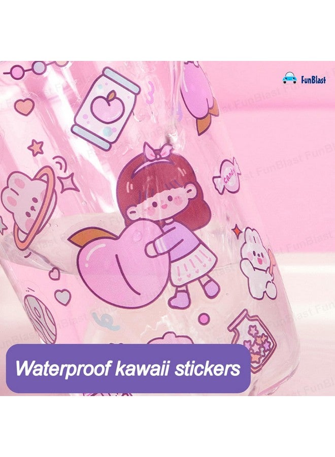 FunBlast Nini’s Magic World Theme Kawaii Self Adhesive Floor Stickers -100 Sheets PVC Cute Washi Sticker for Project, Japanese Style Girls Sticker Set, Scrapbooking, DIY Arts Crafts - 18 x 18 x 2 CM - Image 5