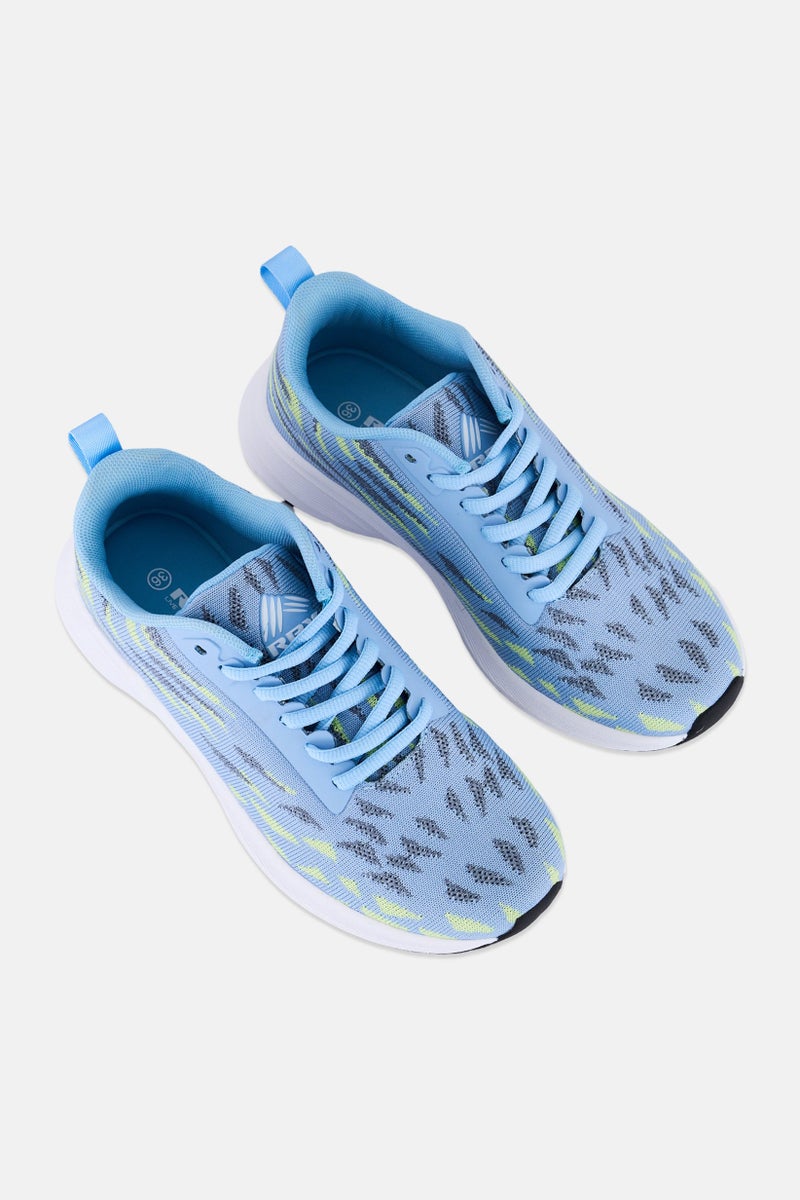 RBX Women Lace Up Training Shoes, Blue  - Image 4