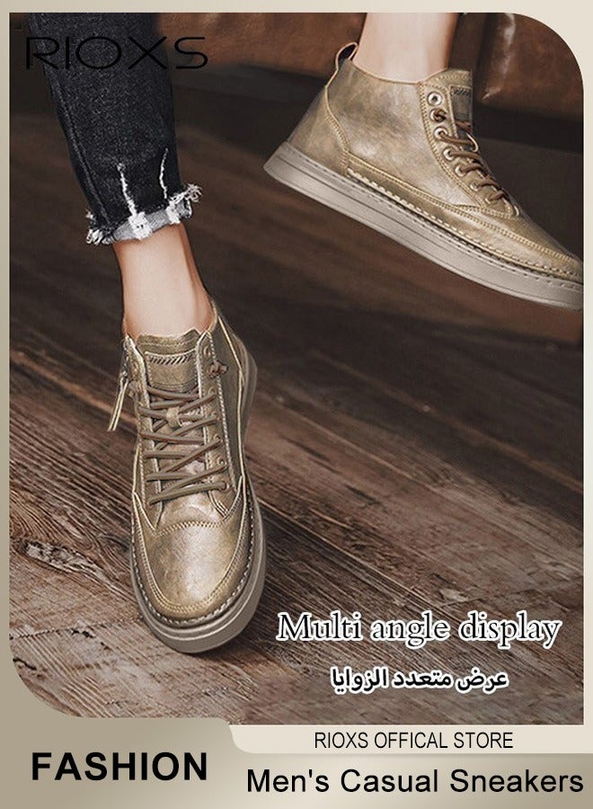 ريوكس الأحذية الترفيهي، والأحذية الرياضية العالية الجودة، والأحذية ذات الأربطة الخفيفة، والأحذية الرياضية الأنيقة التي يرتديها الرجال، والمكاتب، والاجتماعات العائلية، وأحذية المشي اليومية للسفر في العطلات، ومعطف الجينز - Image 4