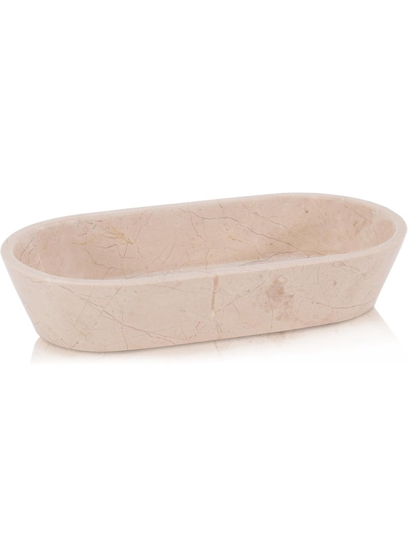 RADICALn Verona Marble Dough Bowl | 10" Handmade Decorative Key & Fruit Bowl for Dining & Entryway - Image 1