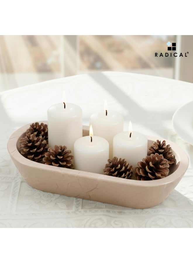 RADICALn Verona Marble Dough Bowl | 10" Handmade Decorative Key & Fruit Bowl for Dining & Entryway - Image 2