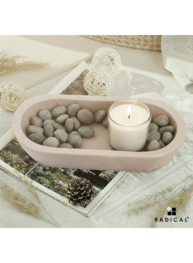 RADICALn Verona Marble Dough Bowl | 10" Handmade Decorative Key & Fruit Bowl for Dining & Entryway - Image 5