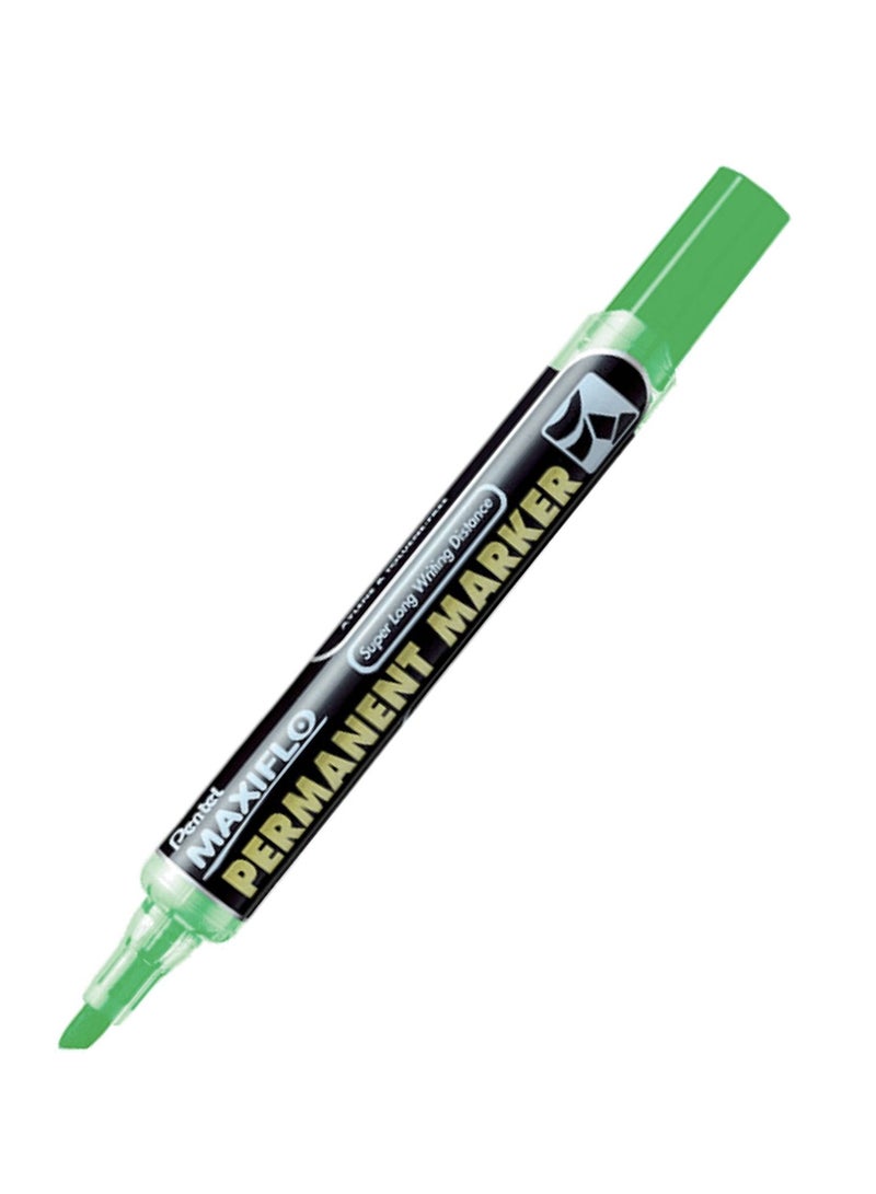 Pentel 4-Piece Permanent Marker Chisel Tip Green Ink - Image 2