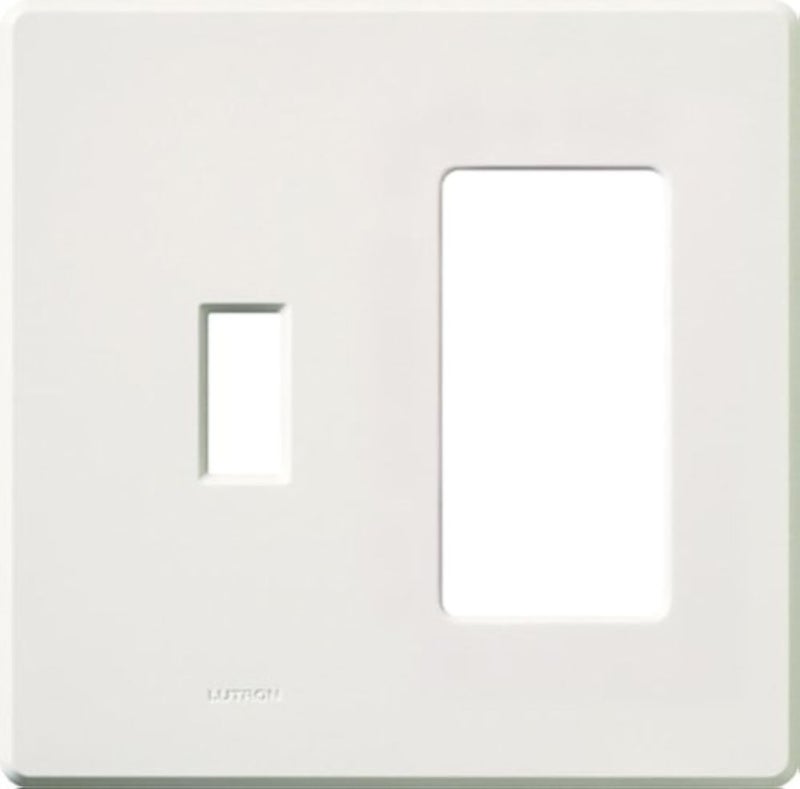 Lutron FG-2-TD-WH Electrical Distribution Wall Plate White - Image 1