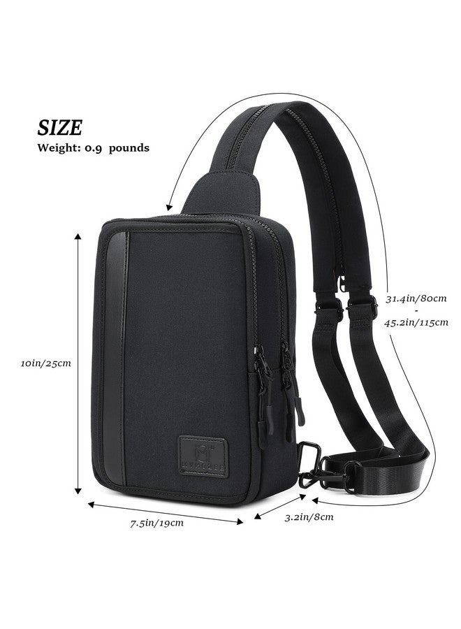 MYHOZEE Crossbody Sling Bags for Women Men 2 in 1 Diaper Bag Backpack Purse with Wipes Pouch and Water Bottle Pocket Nylon Cross Body Bag for Woman Large Front Chest Shoulder Bags Travel Everyday Bag - Image 3