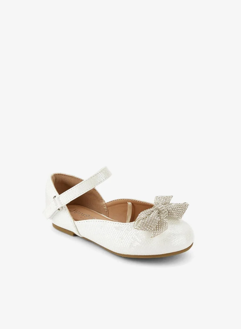 JUNIORS Girls Hook and Loop Ballerina Shoes Ramadan Collection