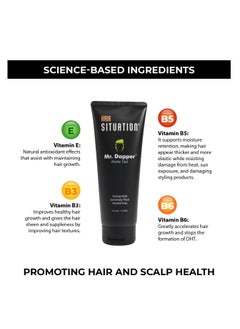 Hair Situation Hair Situation Mr. Dapper Matte Look - Extra Strong Firm Hold Hair Gel for Men, Made for All Hair Types, Anti-Humidity Shield, Anti-Frizz and Fly Away, Alcohol-Free, No Flake Formula 6 Fl Oz  - Image 2