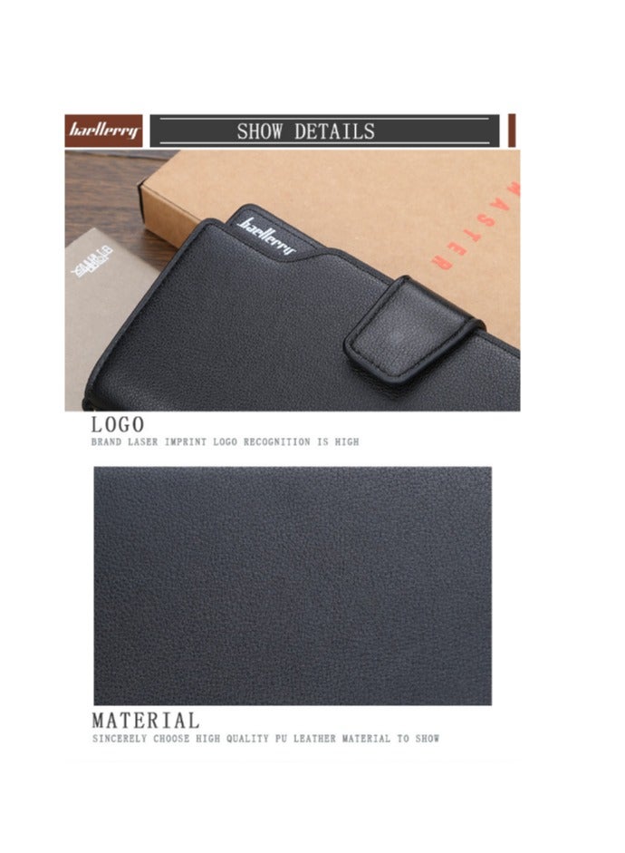 Baellery Business men's clutch wallet - black - Image 3