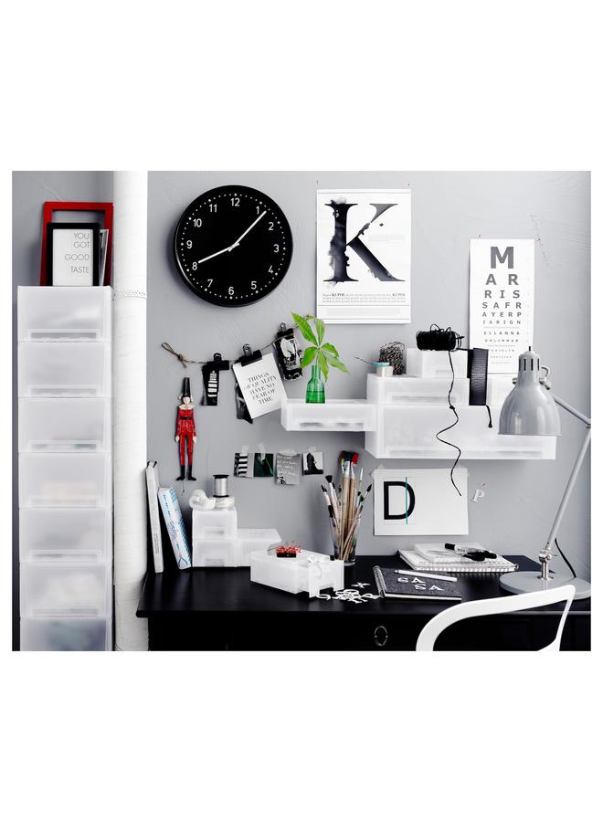 Zaboon Wall Clock, Black, 38 Cm - Image 4