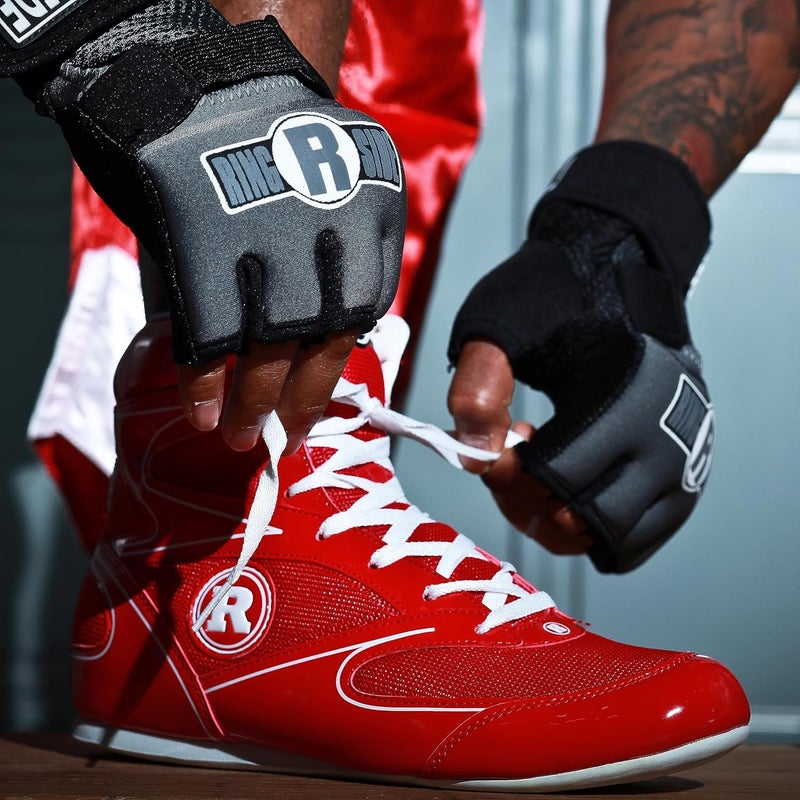 Ringside Diablo Boxing Shoes - Lightweight Synthetic Leather Low-Top Ankle Shoes for Boxing, Wrestling, and Training - Image 5