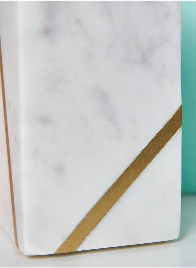 Kassatex Marble Brass Lotion Dispenser
