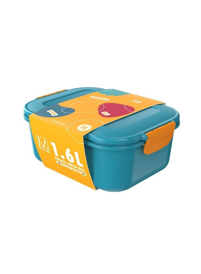 أم-ديزاين حافظة الغداء 1.6 لتر-أزرق - Image 1