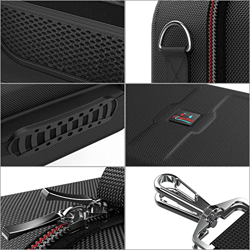HEYSTOP Switch Accessories Bundle 12 in 1 Compatible with Nintendo Switch, Gift Kit with Carrying Case, Protective Case Cover, Screen Protector, PlayStand, Joycon Grip & More (Black) - Image 4