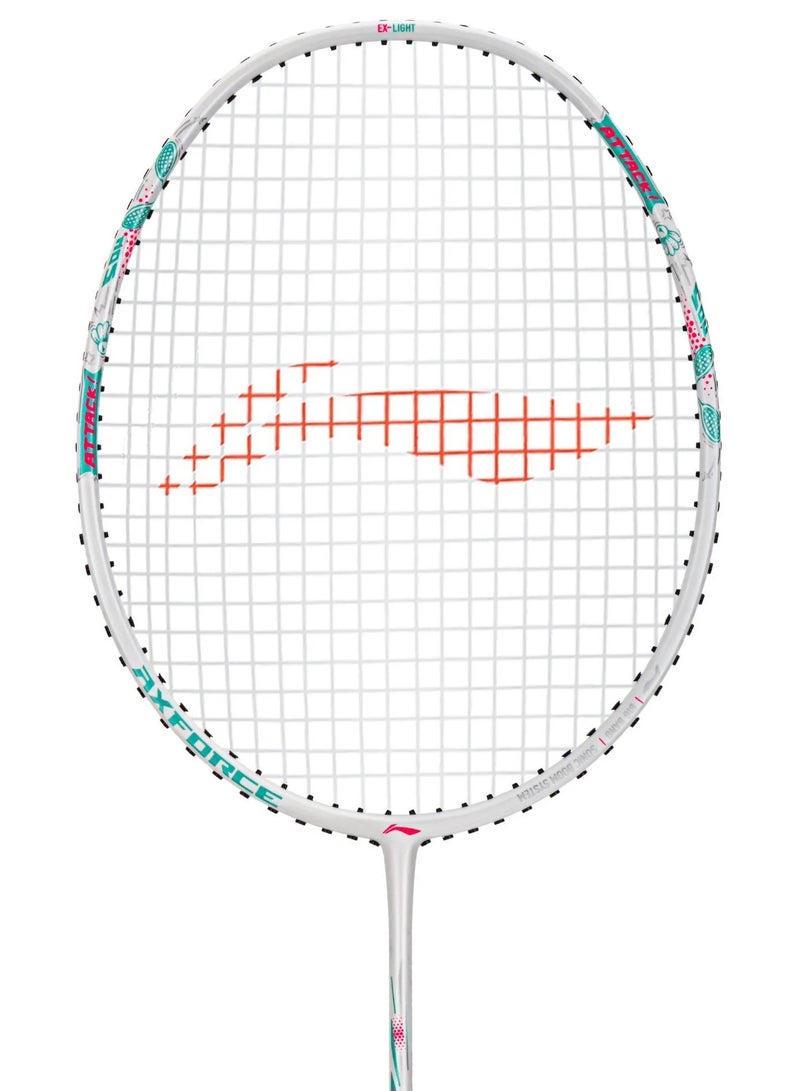 LiNing Axforce Bigbang 4U Badminton Racket Unstrung (White) - Image 2