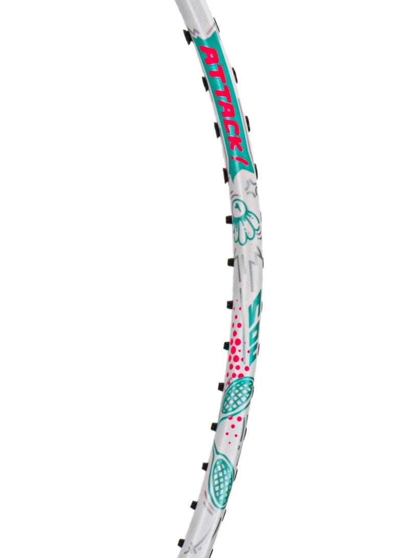 LiNing Axforce Bigbang 4U Badminton Racket Unstrung (White) - Image 5