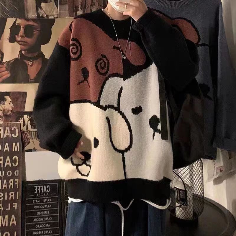 2022 Mens Trendy Korean Sweater Autumn Casual Knitwear T  - Image 3