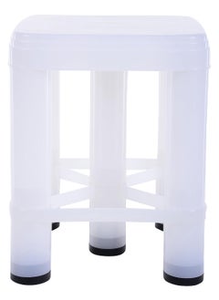 NAYASA Nayasa Plastic Aarohi13 Stool (Glossy Finish, White, Stool_518_XL_White)  - Image 1