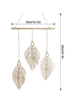 Macrame feather Wall Hanging Boho Leaves Macrame Tapestry Wall Decor Handmade 40 × 95 - pzsku/ZB16C5104FAC30D8DC237Z/45/_/1716807373/2cf14b9f-4d3e-47bf-b762-6455fa8cbb21