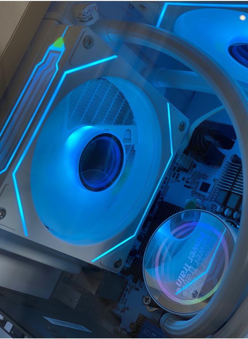 PC Gaming Computer Professional Build - NVIDIA GeForce GTX1650Ti Graphics Card - i5 12490F Processor - B760M Motherboard - Water Cooling + Seven Fans - 16GB 3200MB RAM with Windows 11 Operating System + 24 Inch Professional Gaming Monitor + RGB Mouse and Keyboard
