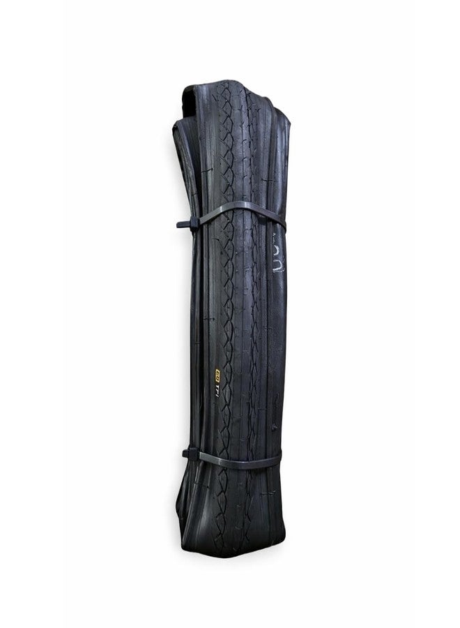 FCCRACING Ralson Foldable Road and Hyrid Bicycle Tyre 700 * 28C 1 Tyre for Bicycle - Image 1