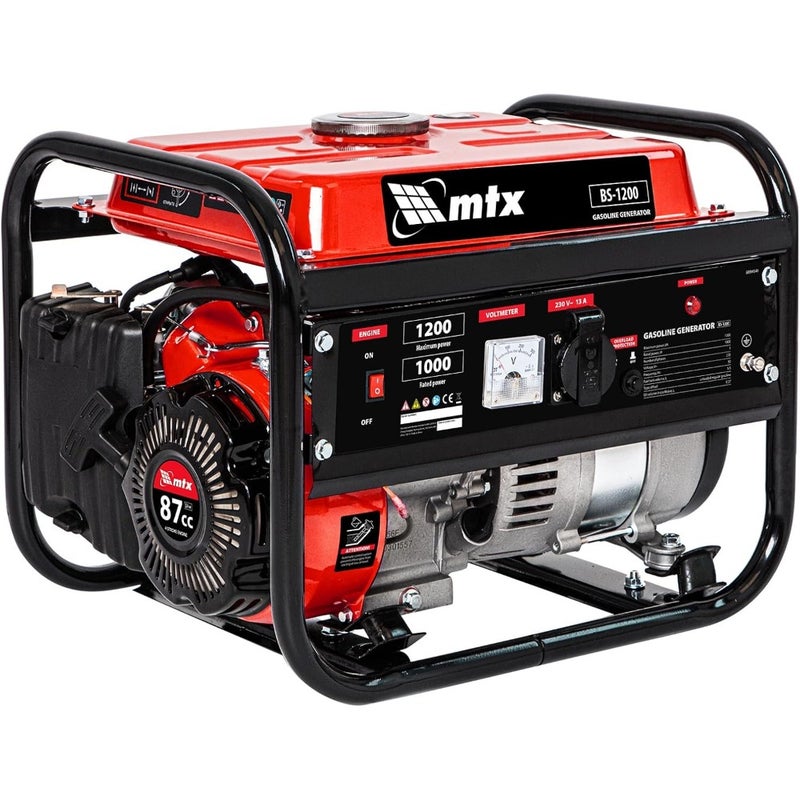 BS-1200 Gasoline Generator 1 kW Power Station, 1.2 kVA Max Output, 230 V, 5.5 L Tank, Manual Start - Image 1