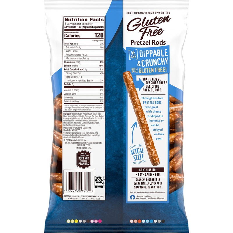 Snyder's of Hanover, Gluten Free Pretzels, 8 Oz - Image 5