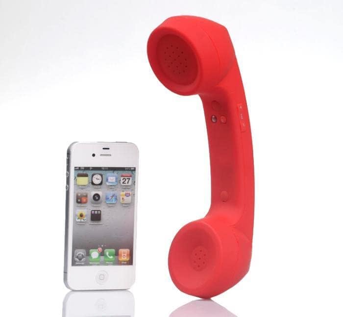 LIONSOUL Retro Phone Handset with Wireless Bluetooth and USB Handsets for Cell Phones Radiation-Proof Comfortable Call (Red) - Image 5