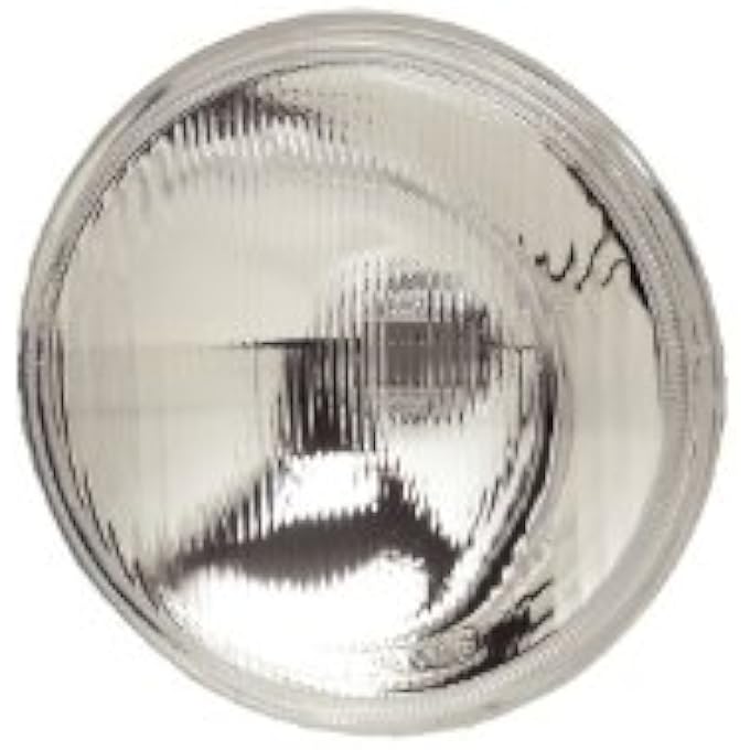 HILITES 4205 6" REPLACEMENT DRIVING BEAM PATTERN GLASS LENS/REFLECTOR WITH H3 BULB SOCKET ADAPTER