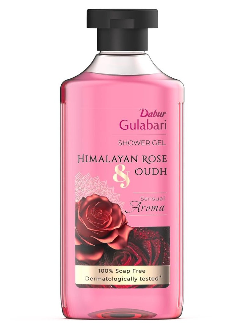 Dabur Gulabari Shower Gel - Himalaya Rose and Oud - 250ml Sensual Aroma Luxurious body wash Radiant Rose glow - Image 1