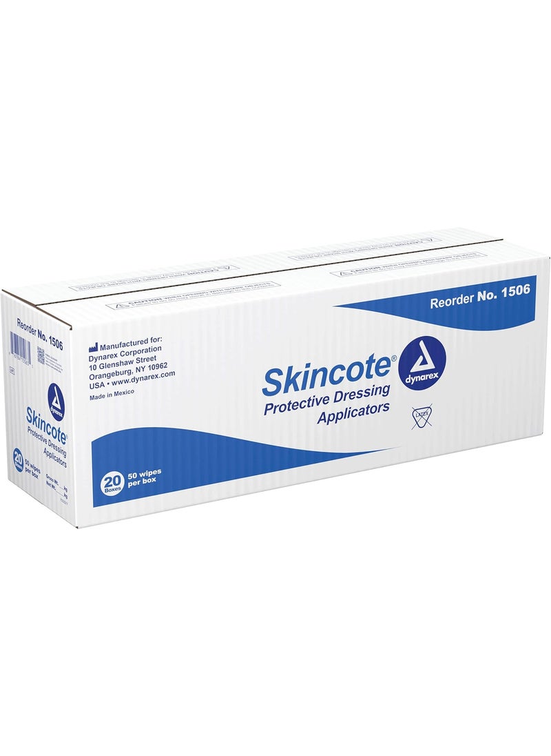 Dynarex DYNAREX Protective Dressing Applicator Wipe Skincote 1506 1 box of 50 count  - Image 3