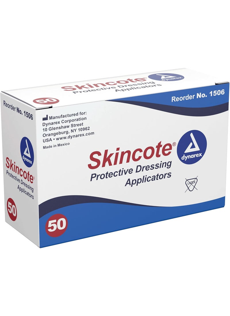 Dynarex DYNAREX Protective Dressing Applicator Wipe Skincote 1506 1 box of 50 count  - Image 2