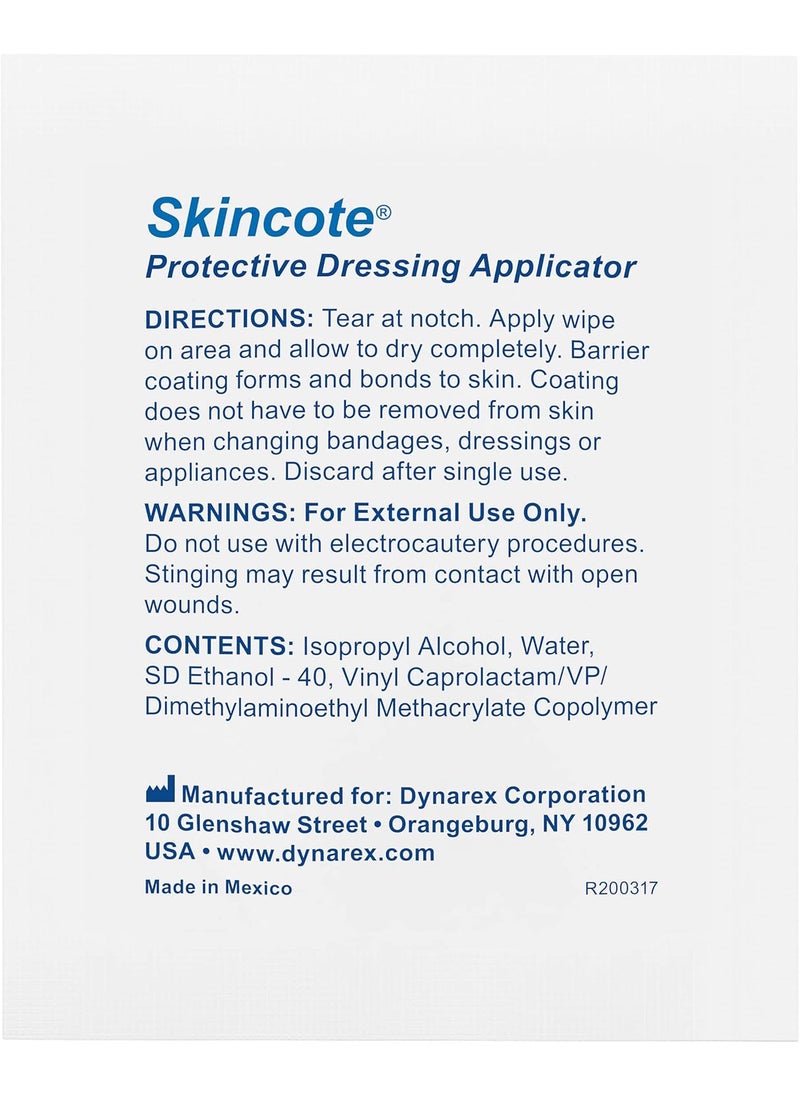Dynarex DYNAREX Protective Dressing Applicator Wipe Skincote 1506 1 box of 50 count  - Image 5