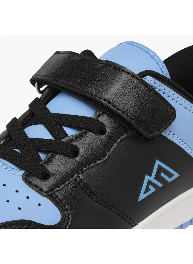 Oaklan by Shoexpress Boys Panelled Sneakers with Hook and Loop Closure