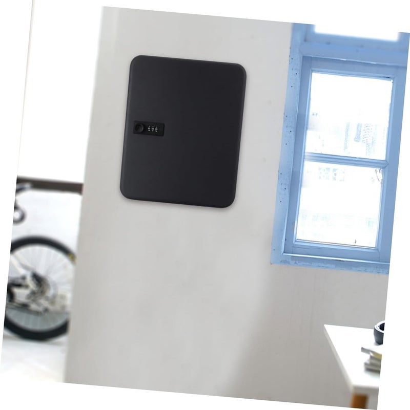 Wall Mounted Key Box Slots Code Lock Storage Organizer for Home Schools Hospitals Car Dealerships Property Managers Repair Shops Black Security Cabinet - Image 5