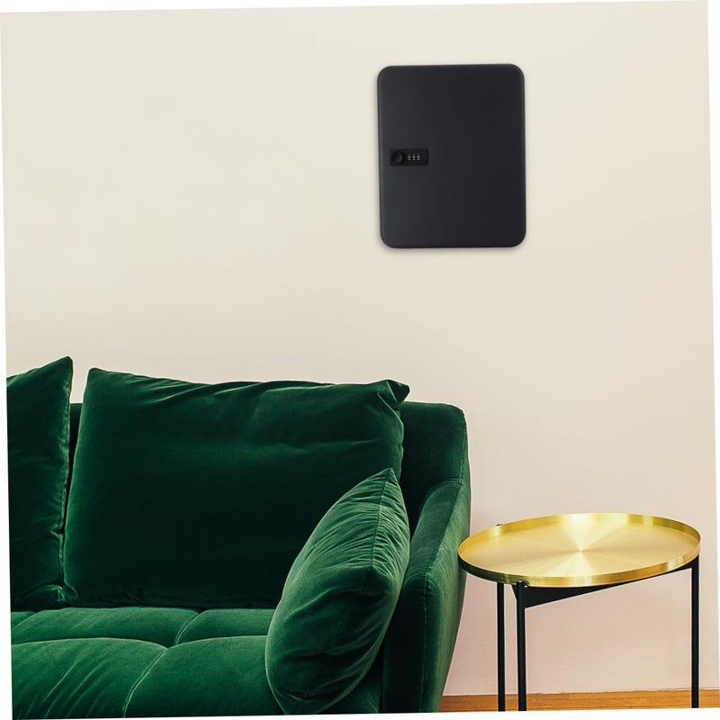 Wall Mounted Key Box Slots Code Lock Storage Organizer for Home Schools Hospitals Car Dealerships Property Managers Repair Shops Black Security Cabinet - Image 2