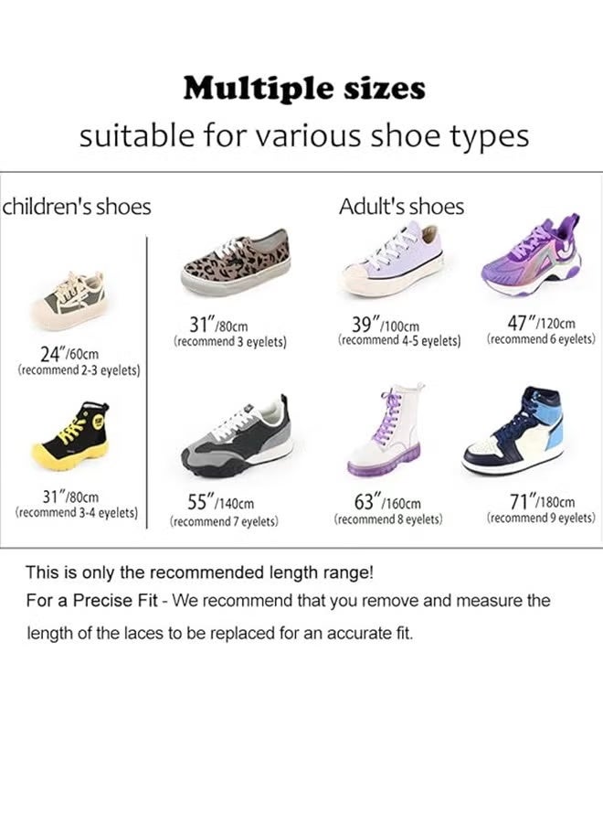 3-Pack Universal Replacement Flat Shoe Laces - 8mm Single-Layer White Laces for Boys & Girls Sports, Casual, Basketball and Hiking Shoes - Image 3